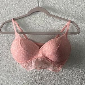 Victoria's Secret PINK Lace Bralette Medium Push-up bra